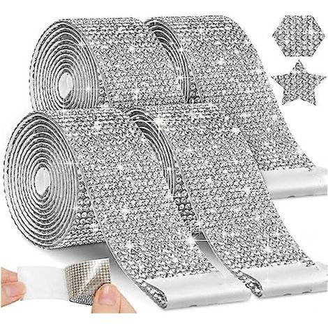 Rollen selbstklebende Strassstreifen, Strassband mit Diamanten für Bastelarbeiten, Strassband zum Selbermachen (1/5)