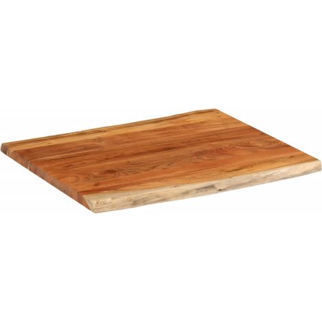 Maison Exclusive - Tischplatte 90x80x3,8 cm Rechteckig Massivholz