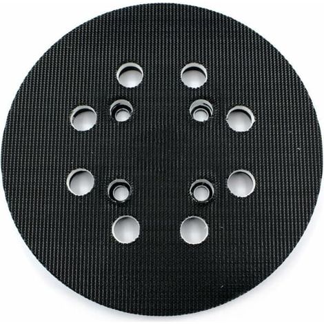 Sanding disc for Bosch (Ø 125 mm, medium hardness) with accessory system for PEX 300/400 AE / 4000 AE / Advanced Orbit 18 random orbital sander (1/5)