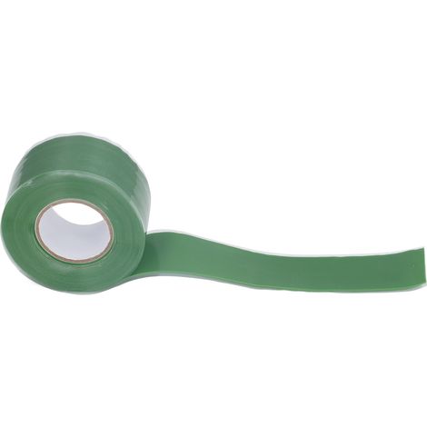 Ruban adhésif silicone 3 m imperméable auto-fusible étanche tuyau durite verte réparation plomberie (1/5)