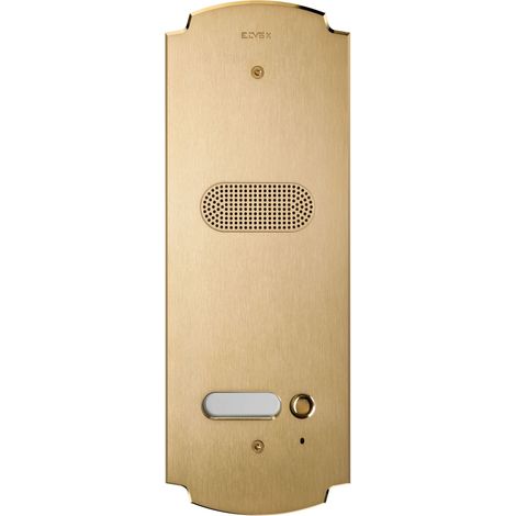 VIMAR - 41601 Patavium 2F+ placa de audio 1 botón. Latón