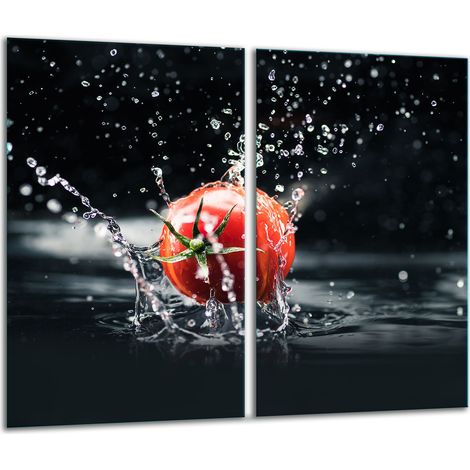 Tagliere in vetro 2x 30x52 nero (1/5)