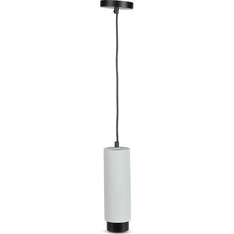 V-TAC VT-864 1mt GU10 LED-Pendelleuchte mit schwarzem Metallrand zum Aufhängen - sku 3134 (1/5)