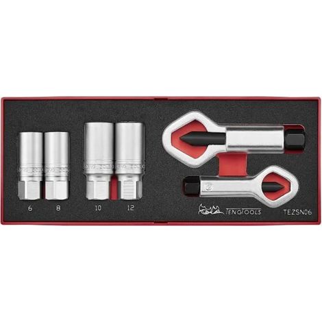 Teng Tools Auszieherset 6 teilig EVA-Einlage