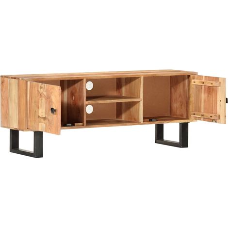 Maison Exclusive - TV-Schrank 118 x 30 x 45 cm Massivholz Akazie