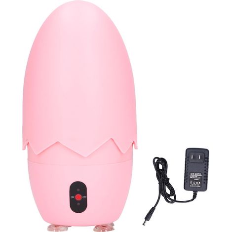 Batteur à œufs électrique 50S rotation compact doré pour maison prise US 100‑240V rose (1/5)