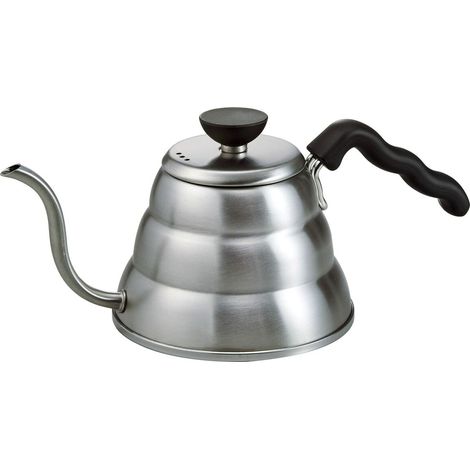 Hario V60 Buono Tetera cuello de cisne plateada 1L (1/3)