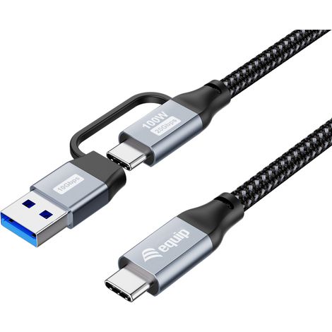 2 IN 1 USB 3.2 GEN 2X2 C TO C/A CAB
