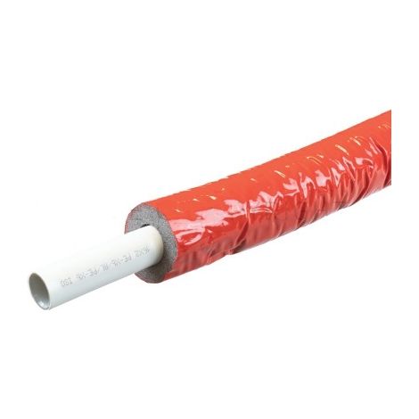 Tube multicouche isolé rouge 6mm Ø26 Tiemme NF - Couronne de 50 m