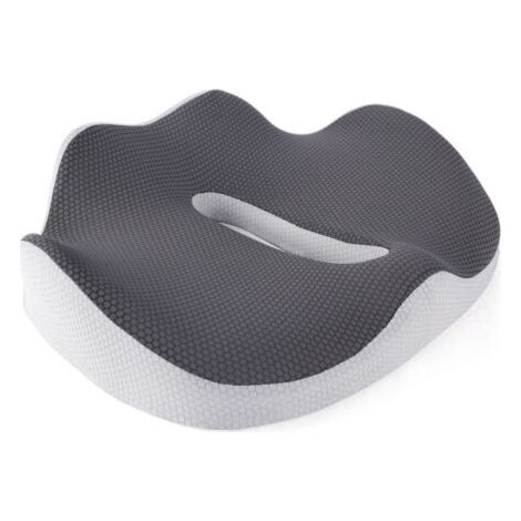 QORVA-Coussin pour fauteuils roulants, Bureau, Cuisine, Jeu ou siège de Voiture avec Mousse à mémoire de Forme pour soulager Les douleurs du Coccyx, de la sciatique, du Dos, des Jambes et des hémorroï