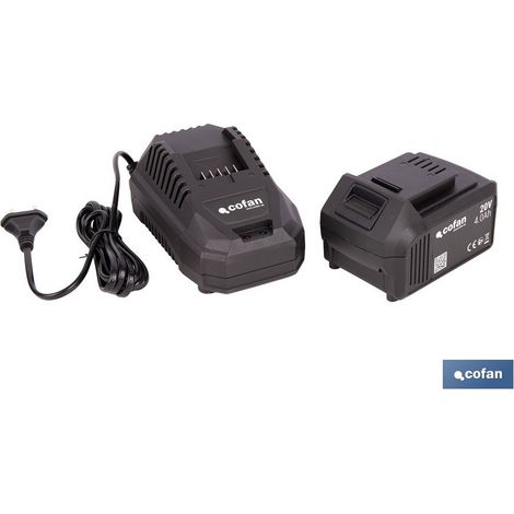 Pack chargeur 20 V 4.5 A et batterie Li-ion 20 V 4.0 Ah (1/4)