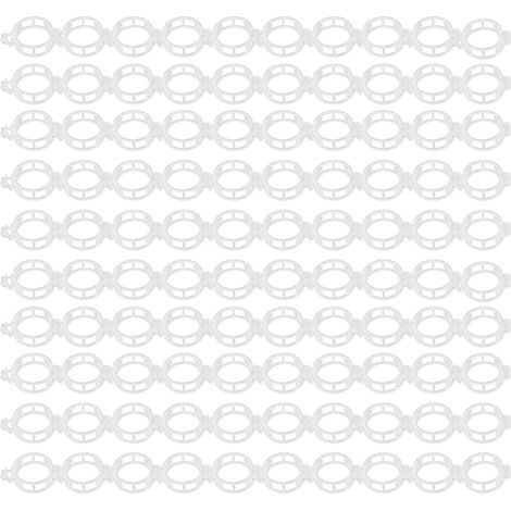 Gartenclips Kleine rutschfeste wiederverwendbare Krawatten 100 Stück Garten Kletterpflanzen Rankenclips für , Blumen, Topfgurken, Indoor Outdoor, Hof, Bauernhof, Gewächshaus (1/5)