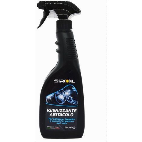 Trade Shop - Igienizzante Abitacolo 750ml Spray Pulitore Cruscotto Plastica Auto Moto Sir-igien - (1/3)