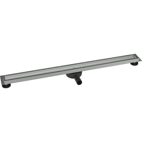 Edelstahl Duschrinne Bernstein FlexGT01-3 für Duschkabine befliesbar Länge 100 cm