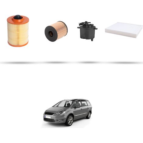 Kit tagliando 4 filtri compatibile con Ford Galaxy II 2.2 Tdci 129kw dal 2008 (1/5)