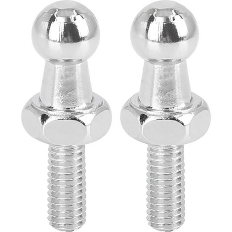 Goujon À Rotule M6x10mm pour Vérin À Gaz Support Ascenseur Couleur Argenté, Matériau Métal, Filetage M6x1, Longueur 10mm, Utilisation Pour Support De Ressort À Gaz (1/5)