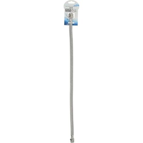 TRADE SHOP - Tubo Flessibile Flessibili Per Rubinetto Miscelatore Acqua øf3/8 X M1/2 Lungo 50 Cm 87479 - (1/2)
