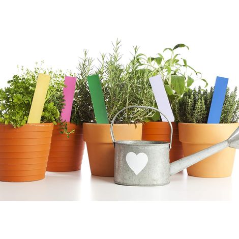 Lot de 500 - Multicolor Plastique Étanche Graines De Plantes Étiquettes Marqueurs Piquets Pot Réutilisable Chambre d'Enfant (1/5)