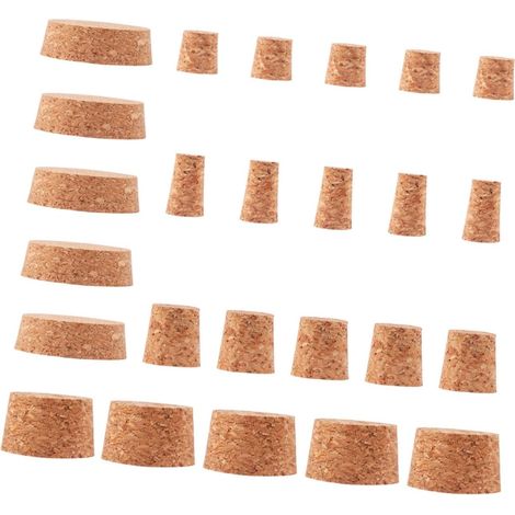 Lot de 30 bouchons liège, étanches, pour bouteilles et bocaux (1/5)