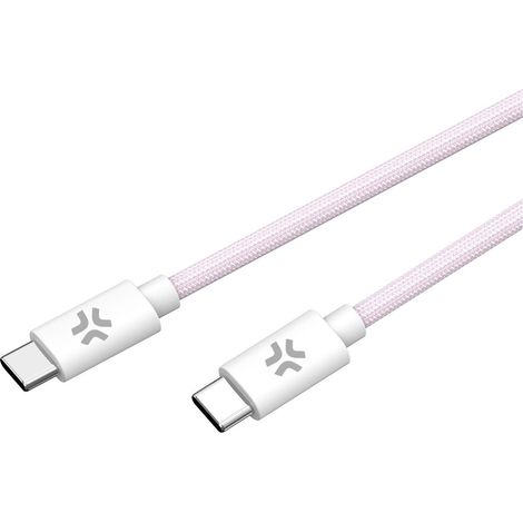 USB-C - Câble USB-C 60W 1,5 m Rose (1/3)
