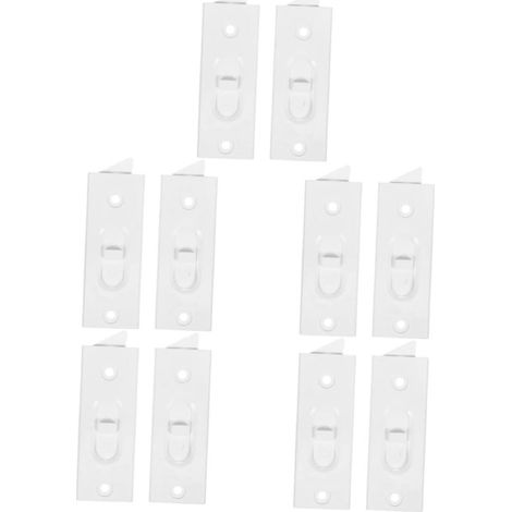 5 paia di fermi per finestre, chiavistelli scorrevoli a molla, ricambi per finestre, serrature di ricambio per chiavistelli, ricambi per chiavistelli, accessori per finestre, accessori per finestre (1/5)