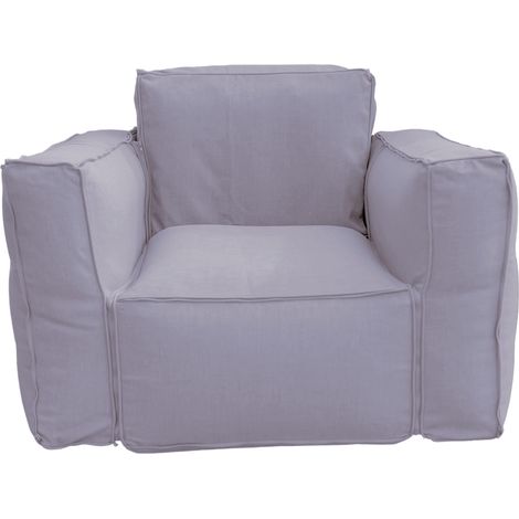 Canapé salon de jardin modulable 90x75x65cm Gris galet (1/5)