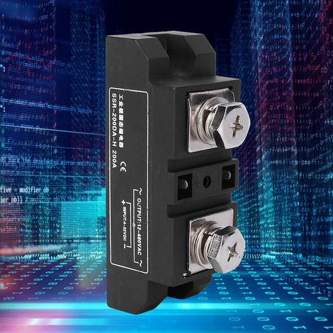 Relais statique industriel haute puissance SSR-200DA H - Accessoires électriques (1/5)