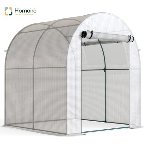 Serre à Porte Roulante Couverture Plastique Double Couche pour Plantes de Jardin HOMAIRE (1/5)