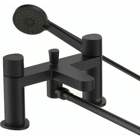 Bristan Liso Bath Shower Mixer Tap - Black