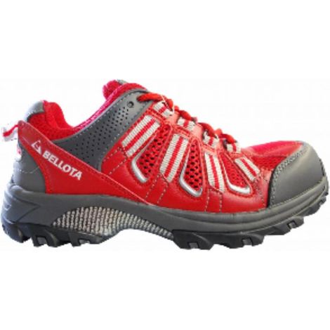 FPLUS zapato bellota trail rojo s1p nº 39 , La gama Trail Bellota es una gama de calzado de seguridad moderno y muy cómodo, gracias a su flexibilidad,
ligereza y la última generaci