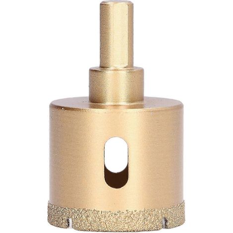 Foret diamanté brasé pour carottage, scie cloche, fraise creuse pour verre, carrelage, granit, marbre, porcelaine, 40 mm (1/5)