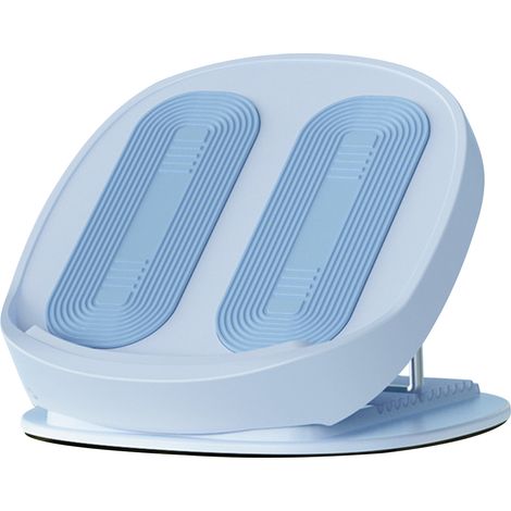 Bloc d'étirement des mollets inclinable PP bleu 15 niveaux pour fitness intérieur (1/5)