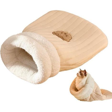 Cozy Pet Bed: Washable, Warm & Semi-Enclosed by CORBEILLE