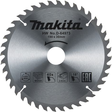 MAKITA D-64973 TCT 190/30/40D Scheibe Holz