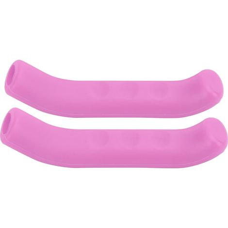 Protection pour levier de frein, poignée en gel de silicone, protection pour vélo, rose (1/5)