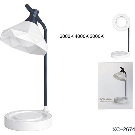 Wisdom - Lampada Da Scrivania Led Dimmerabile Touch Design Geometrico Pieghevole Dt-2674 -
