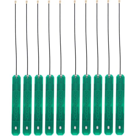 10 Pièces Antenne WiFi Interne Haute Gain Dual Band 2.4G/5.8G pour Routeur PCB001 (1/5)