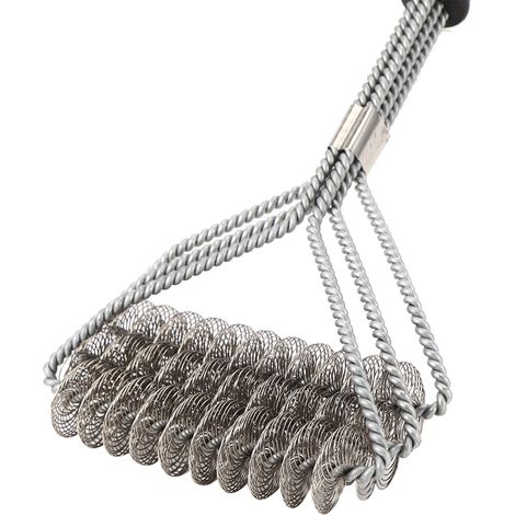 Grillbürste, 100 % neu, umweltfreundlich, mit Schleifvorrichtung, Grillreiniger, Grillzubehör 42 cm Adapter 380 g (1/5)
