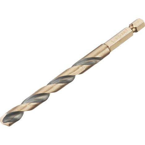 Dewalt DT20612-QZ BLACK&GOLD Hex HSS-G Drill Bit 8.0mm DEWDT20612QZ