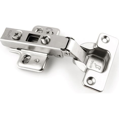Cerniera a tazza AVL Clip dritta da 35 mm e pistone 3 posizioni 610LCLE3