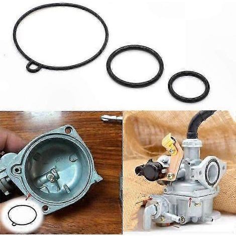 Joint torique pour kit de réparation de flotteur de carburateur Keihin compatible avec Super Cub C50, C70, C90, Press Cub, Little Cub et C100EX. Pièces de rechange pour carburateur Keihin. (1/5)