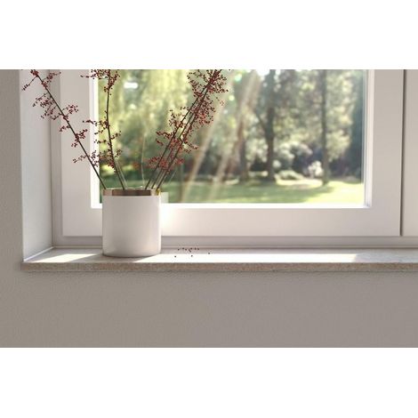 Fensterbank Atlas Beige L 126cm, H 2cm, B 25cm