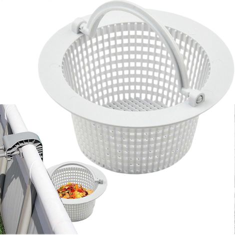 Panier de skimming pour piscine, accessoire de nettoyage durable, poignée ergonomique, 15,8 x 15,8 x 7,62 cm (1/5)