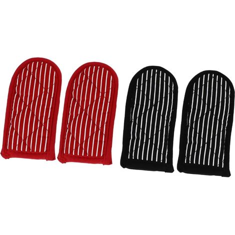 4 pièces manchons isolants thermiques et antidérapants pour poignées de poêle (1/4)