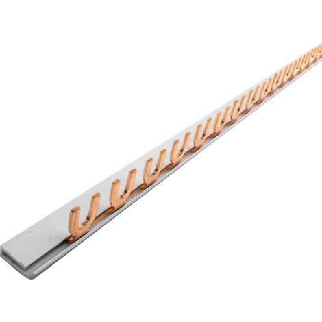 Sbarra di collegamento a pettine monofase, 54 moduli, 10 mm², 63 A (1/5)