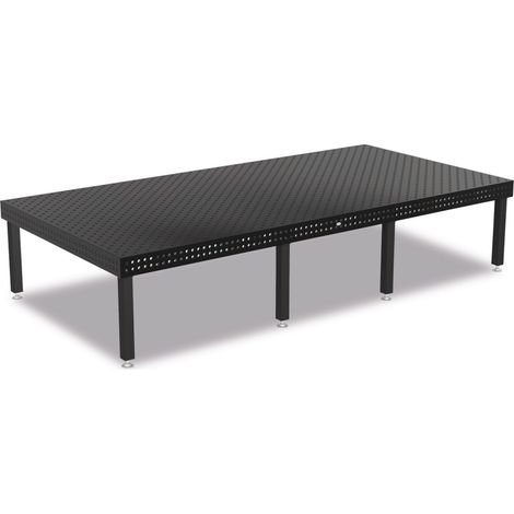 schweisskraft Schweißtisch Professional Extreme 8.7 4000 x 2000 x 150 Plasmanitriert Diagonalraster (1/5)