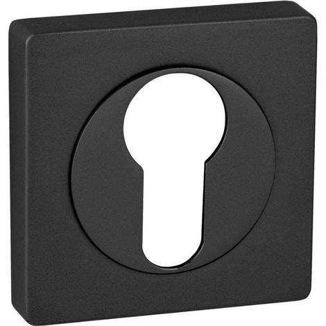 Letrero Domino Quadro‑QR, negro, cuadrado, para inserto PZ
