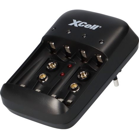 XCell Ladegerät BC-X500 für NiMH AAA & AA Akkus (1/5)
