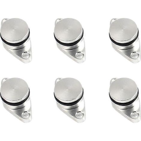 Bouchon de suppression de déflecteur vortex 6 x 22 mm, compatible avec M57 M57N M57Tu, argent. (1/5)