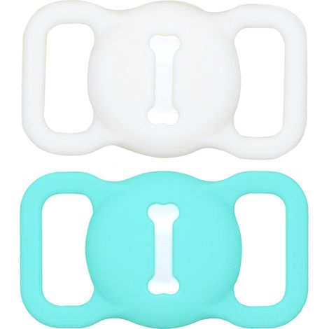 Support Airtag Pour Collier Chien - Étui En Silicone Léger Et Imperméable Pour Suivi Animaux Domestiques - Compatible Colliers 1.7 À 2.5 Cm - Lot De 1 (1/5)
